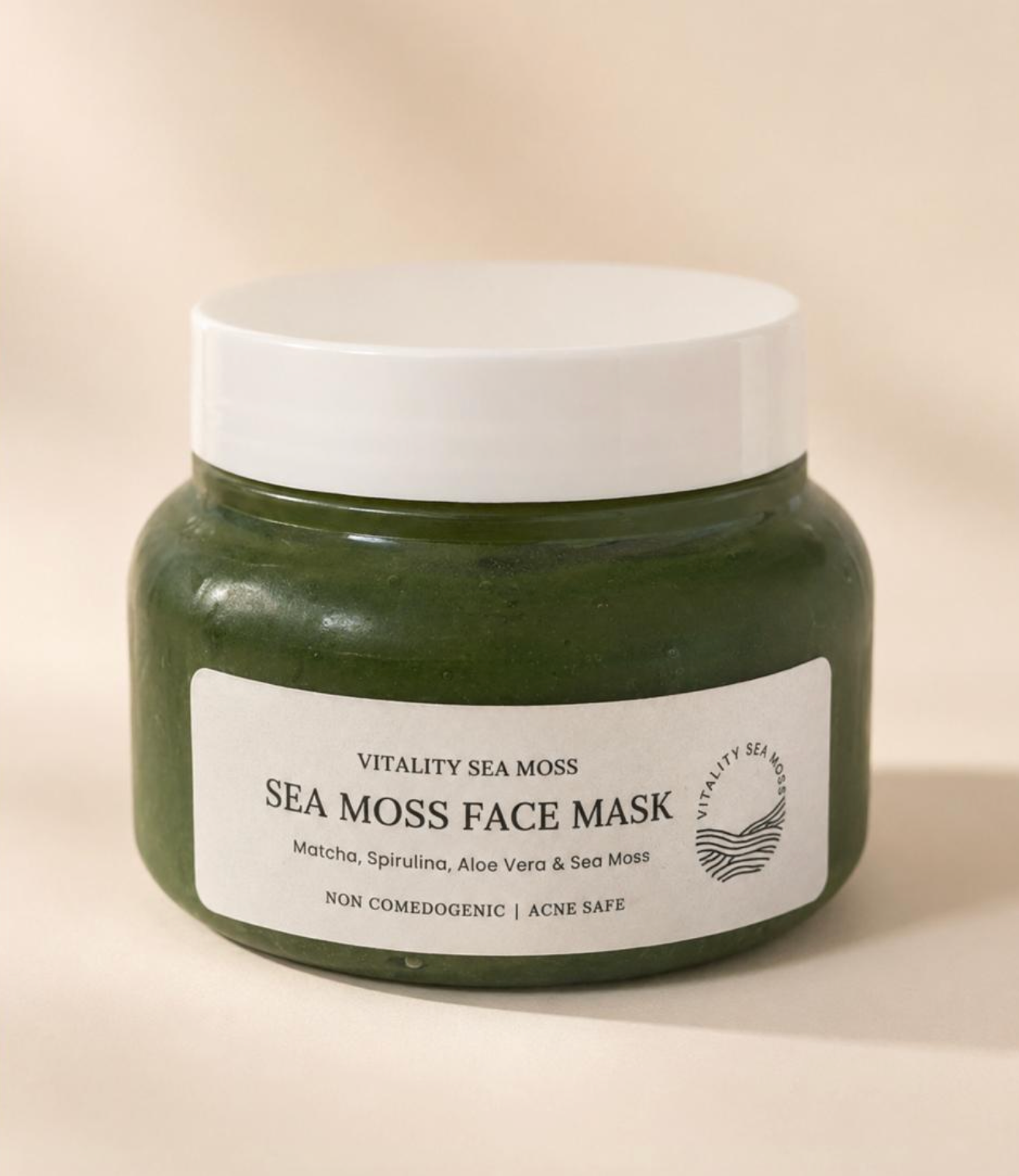 Matcha & Spirulina Sea Moss Face Mask